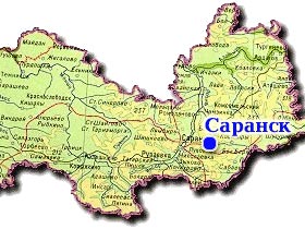 Карта Мордовии. Фото с сайта wgeo.ru (c) Карта Мордовии. Фото с сайта wgeo.ru (c)