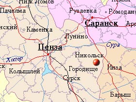 карта Пензенской области. Nakarte.Ru (c) карта Пензенской области. Nakarte.Ru (c)