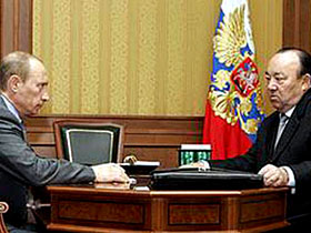 Владимир Путин и Муртаза Рахимов Владимир Путин и Муртаза Рахимов