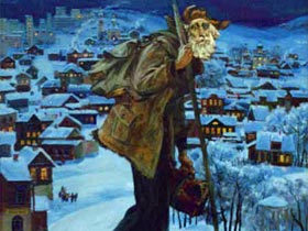 Странник. Картина Виктора Сафронова. Странник. Картина Виктора Сафронова.