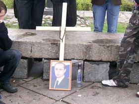 Акция "Отпевание Путина". Фото Саввы Григорьева. Акция "Отпевание Путина". Фото Саввы Григорьева.