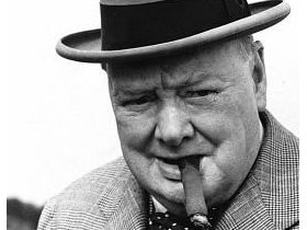 Уинстон Черчилль. Фото с сайта fotoakter.ru