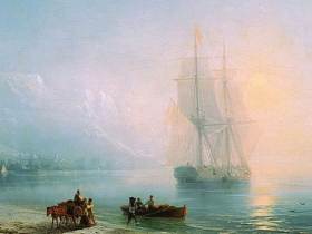 Иван Айвазовский. Спокойное море. Изображение с сайта centre.smr.ru Иван Айвазовский. Спокойное море. Изображение с сайта centre.smr.ru