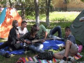 Палаточный лагерь студентов. Фото: Ольга Исаева, Каспаров.Ru Палаточный лагерь студентов. Фото: Ольга Исаева, Каспаров.Ru