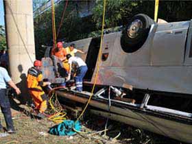 Крушение автобуса с российскими туристами в Анталье. Фото: rian.ru Крушение автобуса с российскими туристами в Анталье. Фото: rian.ru