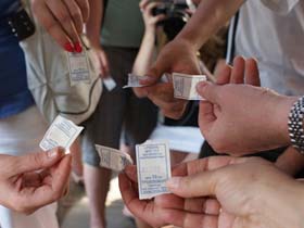 Билеты на проезд в рязанском троллейбусе. Фото: Каспаров.Ru Билеты на проезд в рязанском троллейбусе. Фото: Каспаров.Ru