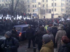 Пикет у Хамовнического суда. Фото Виталия Шушкевича Пикет у Хамовнического суда. Фото Виталия Шушкевича