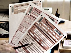 Бланки ЕГЭ. Фото с сайта "Комсомольской правды" Бланки ЕГЭ. Фото с сайта "Комсомольской правды"