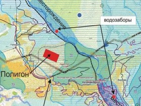 Схема размещения полигона. Фото "Экологической вахты по Северному Кавказу" Схема размещения полигона. Фото "Экологической вахты по Северному Кавказу"