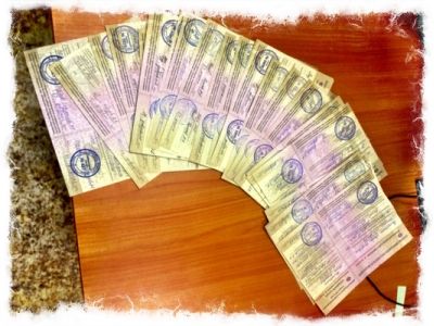 Открепительные удостоверения (Фото: "Новая Газета") Открепительные удостоверения (Фото: "Новая Газета")