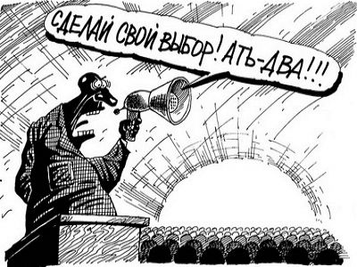 Выборы без выбора (карикатура)