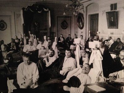 Лазарет в Москве времен Первой Мировой. Фото из поста автора Лазарет в Москве времен Первой Мировой. Фото из поста автора