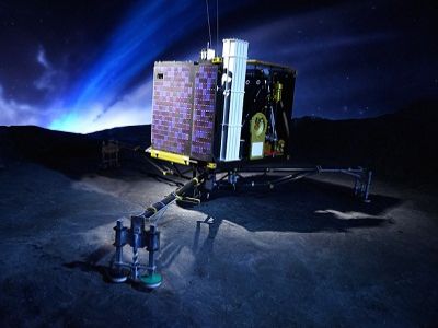 Космический аппарат "Philae" при посадке на комету. Источник - http://www.enjoyspace.com/ Космический аппарат "Philae" при посадке на комету. Источник - http://www.enjoyspace.com/
