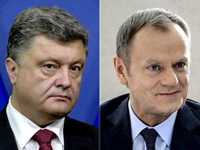 Порошенко и Туск. Фото: president.gov.ua Порошенко и Туск. Фото: president.gov.ua