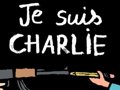 Рисунок в память о карикатуристах. Источник - https://twitter.com/jean_jullien Рисунок в память о карикатуристах. Источник - https://twitter.com/jean_jullien