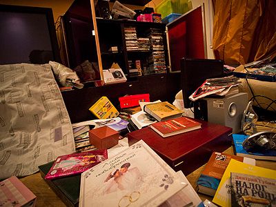 Обыск. Фото: ann.az Обыск. Фото: ann.az