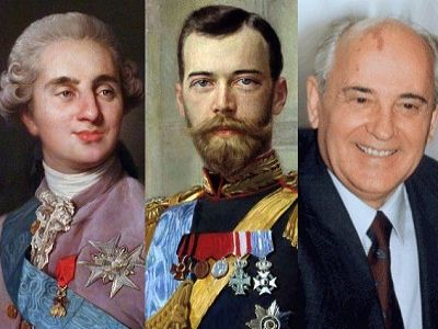 Людовик XVI, Николай II, М.С.Горбачев. Источники - http://www.logoslovo.ru/, http://i013.radikal.ru/, http://www.krasnoyeznamya.ru/ Людовик XVI, Николай II, М.С.Горбачев. Источники - http://www.logoslovo.ru/, http://i013.radikal.ru/, http://www.krasnoyeznamya.ru/