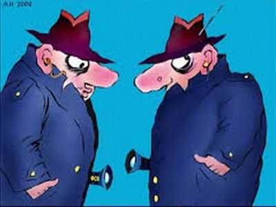 Спецслужбисты (карикатура). Источник - Спецслужбисты (карикатура). Источник -