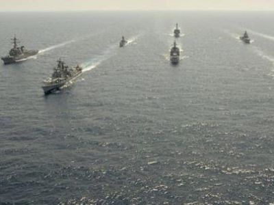 Военные учения в Балтийском море. Фото: korabli.eu Военные учения в Балтийском море. Фото: korabli.eu