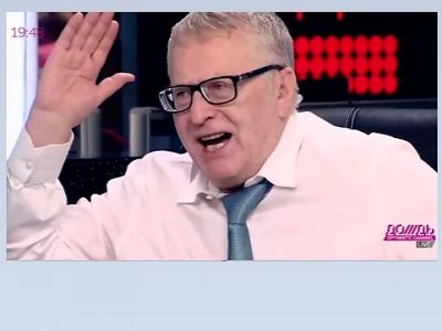 Выступление В.Жириновского на ТК "Дождь", 3.6.15. Скрин видео http://tvrain.ru/ Выступление В.Жириновского на ТК "Дождь", 3.6.15. Скрин видео http://tvrain.ru/