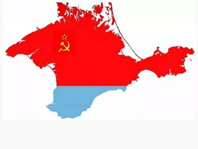 Крым в составе УССР. Источник - http://red-sovet.su/ Крым в составе УССР. Источник - http://red-sovet.su/