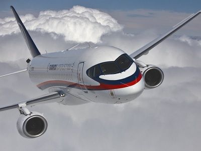 Sukhoi SuperJet 100. Фото: flexcom.ru Sukhoi SuperJet 100. Фото: flexcom.ru