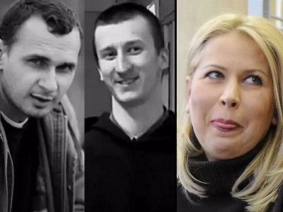 О.Сенцов, А.Кольченко; Е.Васильева. Источники - hromadskeradio.org и yaplakal.com О.Сенцов, А.Кольченко; Е.Васильева. Источники - hromadskeradio.org и yaplakal.com