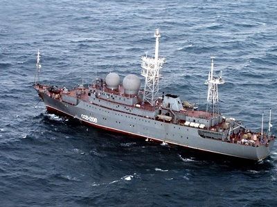 Российское разведывательное судно "Курилы". Фото: vmf.net.ru Российское разведывательное судно "Курилы". Фото: vmf.net.ru