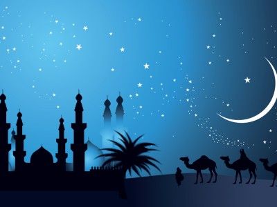 Восток, месяц, звезды Восток, месяц, звезды