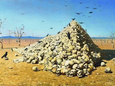В.Верещагин, "Апофеоз войны". Источник - kaplyasveta.ru В.Верещагин, "Апофеоз войны". Источник - kaplyasveta.ru