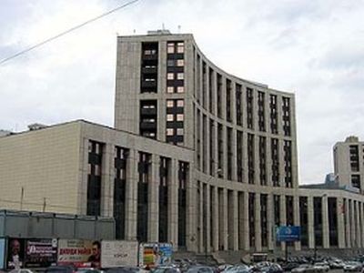 Здание Внешэкономбанка (ВЭБ). Фото: russiansanfran.com Здание Внешэкономбанка (ВЭБ). Фото: russiansanfran.com