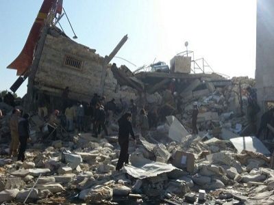 Сирия, Идлиб. Госпиталь "Врачей без границ" после бомбардировки. Источник - polit.ru Сирия, Идлиб. Госпиталь "Врачей без границ" после бомбардировки. Источник - polit.ru