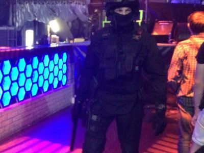 ОМОН на фестивале. Фото: Сергей Богданов, Twitter ОМОН на фестивале. Фото: Сергей Богданов, Twitter