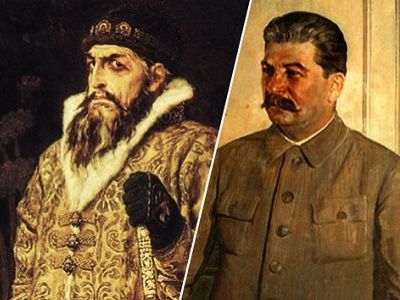 Иван Грозный и Сталин. Источник - pravmir.ru Иван Грозный и Сталин. Источник - pravmir.ru