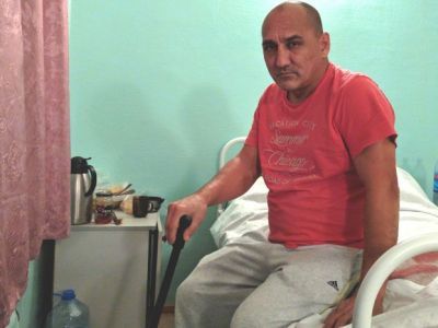 Венер Мардамшин в больнице. Фото: pravoirk.ru