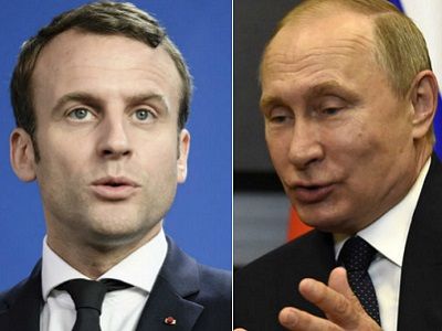 Э.Макрон, В.Путин. Фото: nv.ua Э.Макрон, В.Путин. Фото: nv.ua