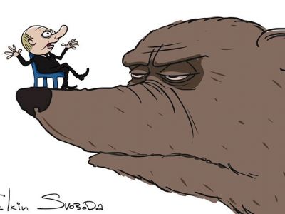 Путин и Медведь. Фото: С. Елкин, facebook.com/sergey.elkin1 Путин и Медведь. Фото: С. Елкин, facebook.com/sergey.elkin1