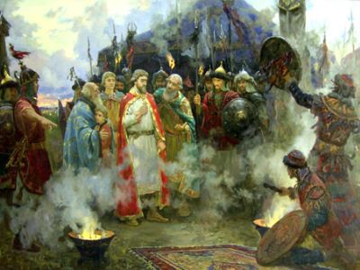 Между двух огней (князь и ордынцы). Источник - asiarussia.ru Между двух огней (князь и ордынцы). Источник - asiarussia.ru