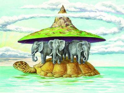 Земля на четырех слонах. Источник: infourok.ru Земля на четырех слонах. Источник: infourok.ru