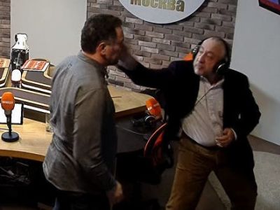 Драка Н.Сванидзе с М.Шевченко, 30.1.18. Источник - sputnik.md