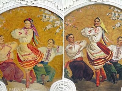 Сравнение изображений до и после реставрации. Фото: tsargrad.tv Сравнение изображений до и после реставрации. Фото: tsargrad.tv