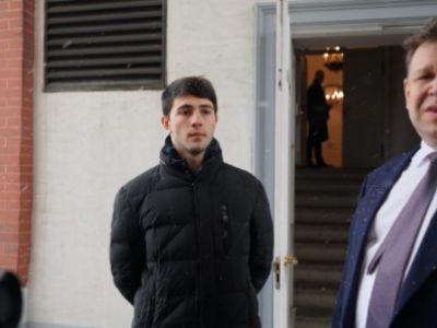 Напавший на Ксению Собчак стажер Мосгордумы Алан Дзуцев. Фото: t.me/kandidat Напавший на Ксению Собчак стажер Мосгордумы Алан Дзуцев. Фото: t.me/kandidat