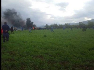 Крушение самолета в Алжире. Фото: liga.net