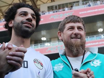 Мохаммед Салах и Рамзан Кадыров. Фото: inforesist.org Мохаммед Салах и Рамзан Кадыров. Фото: inforesist.org