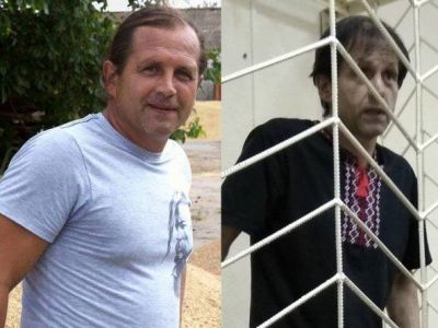 Политзаключенный Владимир Балух - до ареста и после 90 дней голодовки. Фото: www.facebook.com/olga.efa Политзаключенный Владимир Балух - до ареста и после 90 дней голодовки. Фото: www.facebook.com/olga.efa