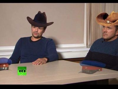 Интервью "Боширова" и "Петрова": "Ковбои из НКВД". Коллаж: strana.ua Интервью "Боширова" и "Петрова": "Ковбои из НКВД". Коллаж: strana.ua