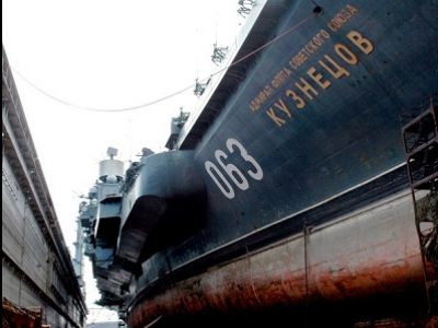 Плавучий док ПД-50 "Адмирал Кузнецов". Фото: interfax.ru Плавучий док ПД-50 "Адмирал Кузнецов". Фото: interfax.ru