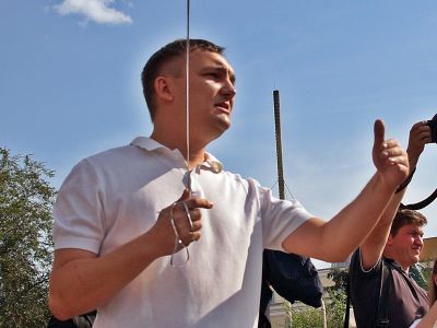 Антон Струнин на акции. Фото: Александр Воронин, Каспаров.Ru Антон Струнин на акции. Фото: Александр Воронин, Каспаров.Ru