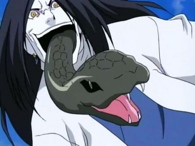 Змея изо рта (аниме-сериал "Наруто"). Скрин: narutohits.winbb.ru Змея изо рта (аниме-сериал "Наруто"). Скрин: narutohits.winbb.ru