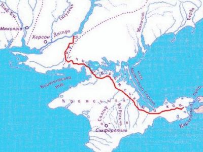 Крым и Северо-Крымский канал. Источник: www.facebook.com/ihlov.evgenij Крым и Северо-Крымский канал. Источник: www.facebook.com/ihlov.evgenij